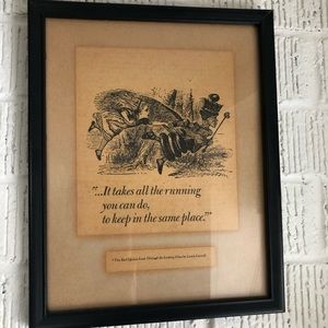 Lewis Carroll’s Through the Looking Glass picture and  quote by the  Red…